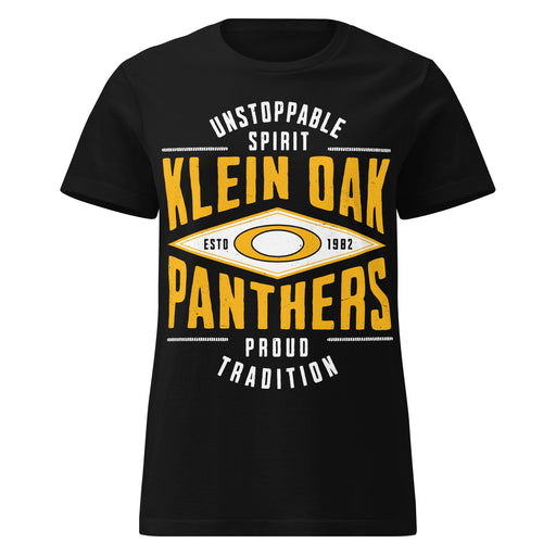 Klein Oak High School Panthers Women's Black SoftStyle T-shirt 210