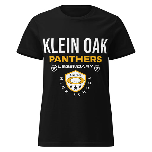 Klein Oak High School Panthers Women's Black SoftStyle T-shirt 003