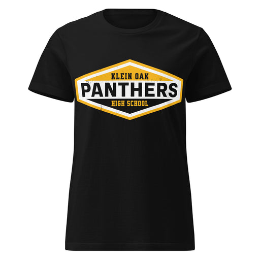Klein Oak High School Panthers Women's Black SoftStyle T-shirt 009