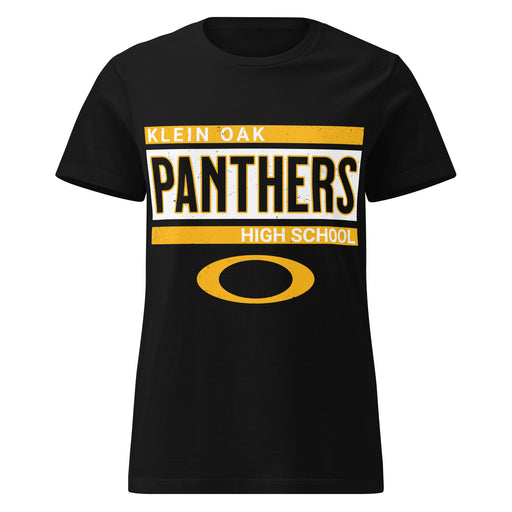 Klein Oak High School Panthers Women's Black SoftStyle T-shirt 098