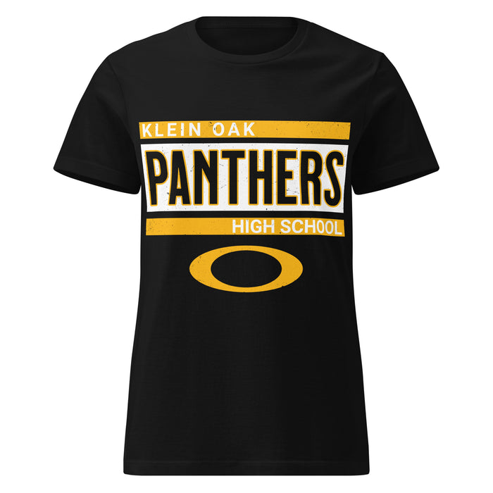 Klein Oak High School Panthers Women's Black SoftStyle T-shirt 098