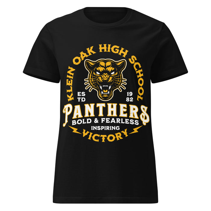Klein Oak High School Panthers Women's Black SoftStyle T-shirt 206