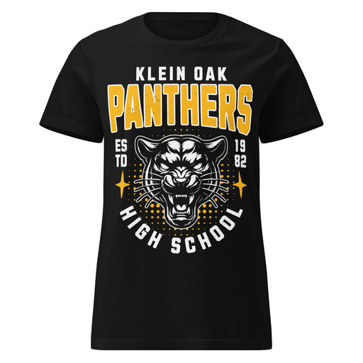 Klein Oak High School Panthers Women's Black SoftStyle T-shirt 204
