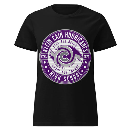 Klein Cain High School Hurricanes Women's Black SoftStyle T-shirt 224