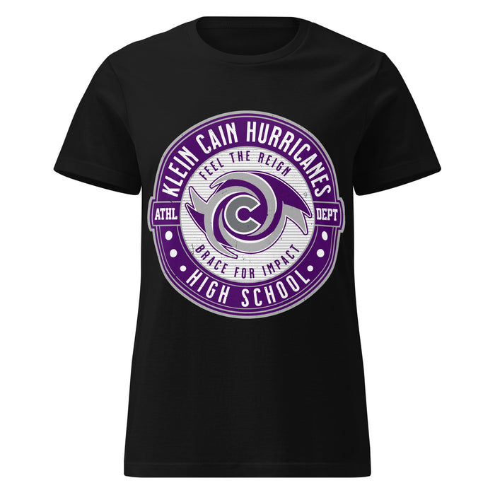 Klein Cain High School Hurricanes Women's Black SoftStyle T-shirt 224