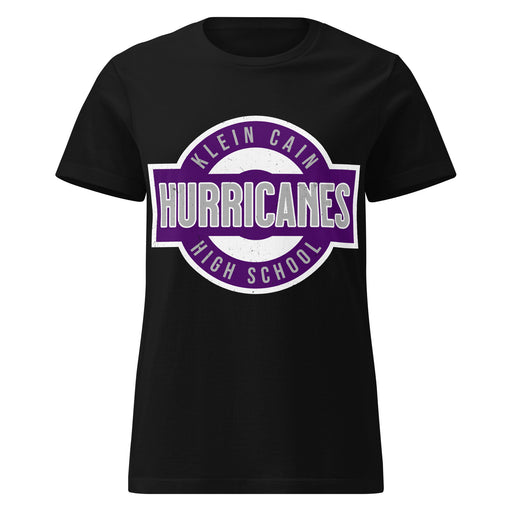 Klein Cain High School Hurricanes Women's Black SoftStyle T-shirt 011