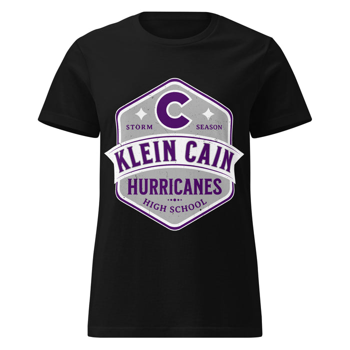 Klein Cain High School Hurricanes Women's Black SoftStyle T-shirt 209