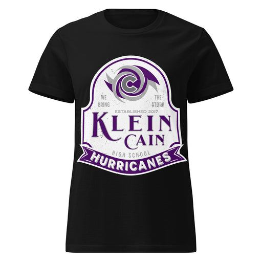 Klein Cain High School Hurricanes Women's Black SoftStyle T-shirt 219