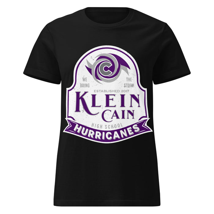 Klein Cain High School Hurricanes Women's Black SoftStyle T-shirt 219
