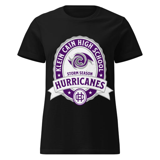 Klein Cain High School Hurricanes Women's Black SoftStyle T-shirt 212