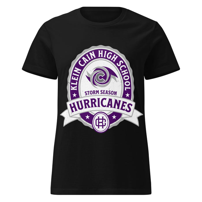 Klein Cain High School Hurricanes Women's Black SoftStyle T-shirt 212