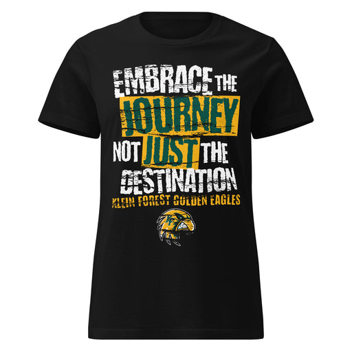 Klein Forest High School Golden Eagles Women's Black SoftStyle T-shirt 232