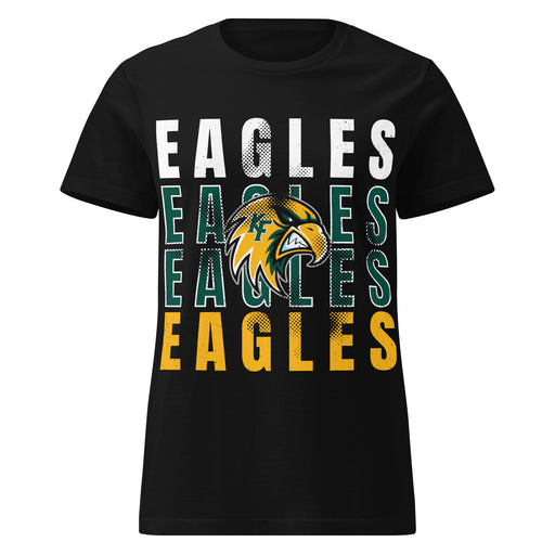 Klein Forest High School Golden Eagles Women's Black SoftStyle T-shirt 233