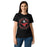 Front view of North Shore High School Mustangs Women's Black SoftStyle T-shirt 214