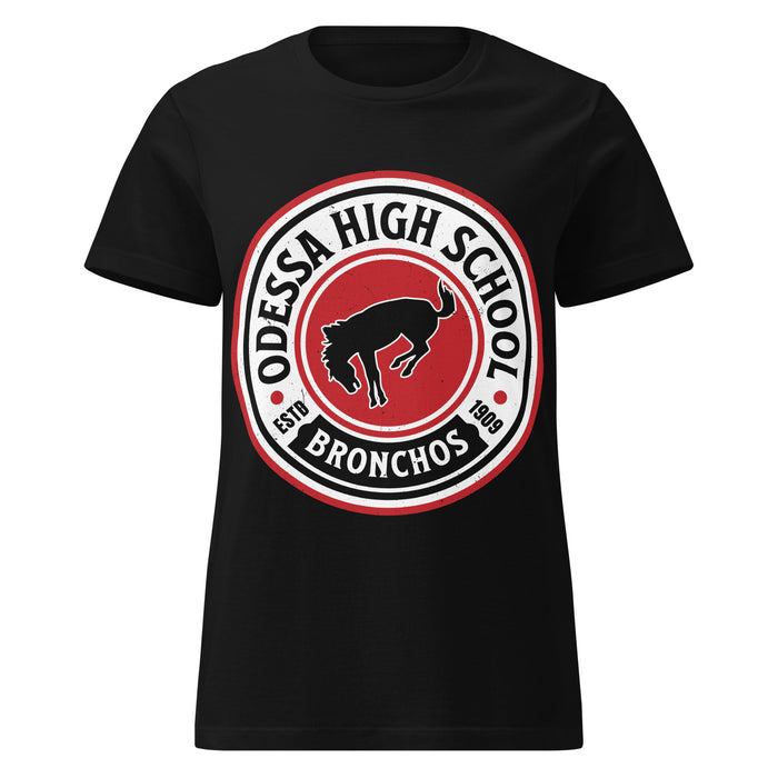 Odessa High School Bronchos Women's Black SoftStyle T-shirt 220