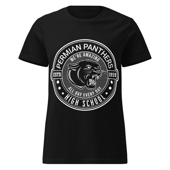 Permian High School Panthers Women's Black SoftStyle T-shirt 224