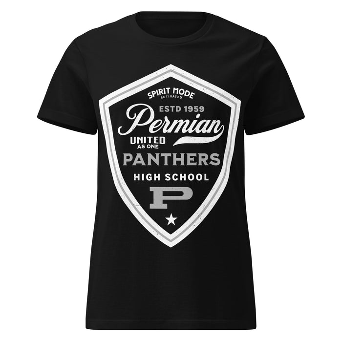 Permian High School Panthers Women's Black SoftStyle T-shirt 225