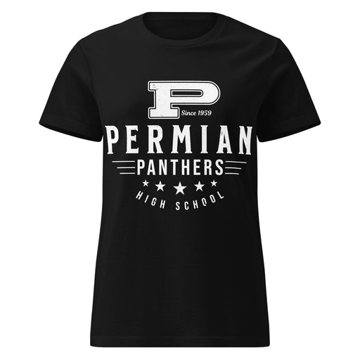 Permian High School Panthers Women's Black SoftStyle T-shirt 217