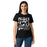 Front view of Permian High School Panthers Women's Black SoftStyle T-shirt 240