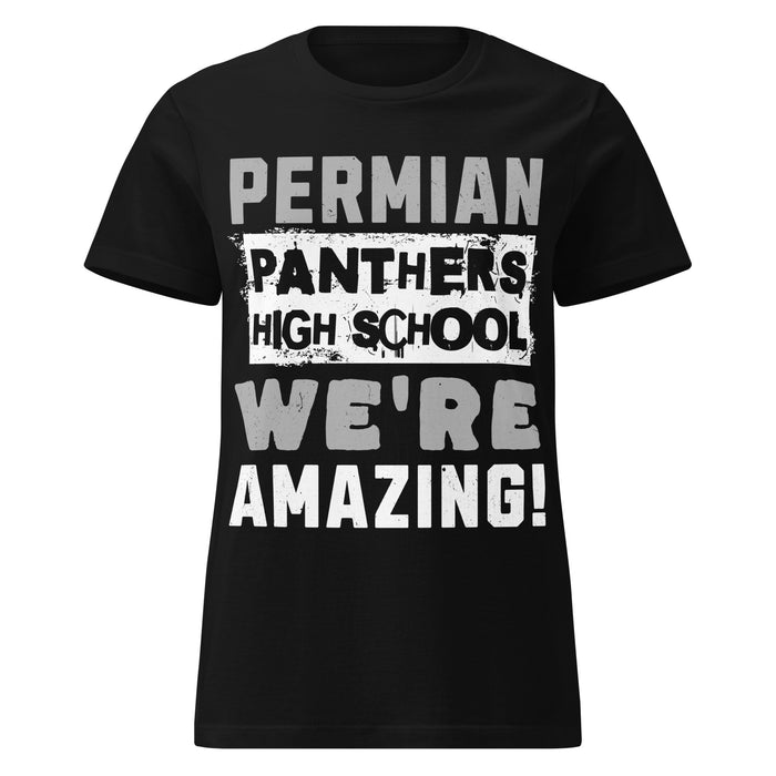 Permian High School Panthers Women's Black SoftStyle T-shirt 231