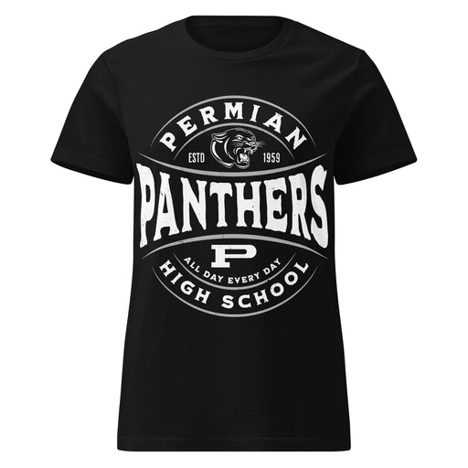 Permian High School Panthers Women's Black SoftStyle T-shirt 218