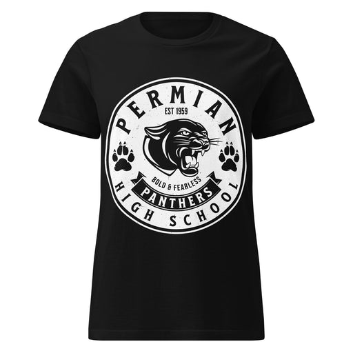 Permian High School Panthers Women's Black SoftStyle T-shirt 215