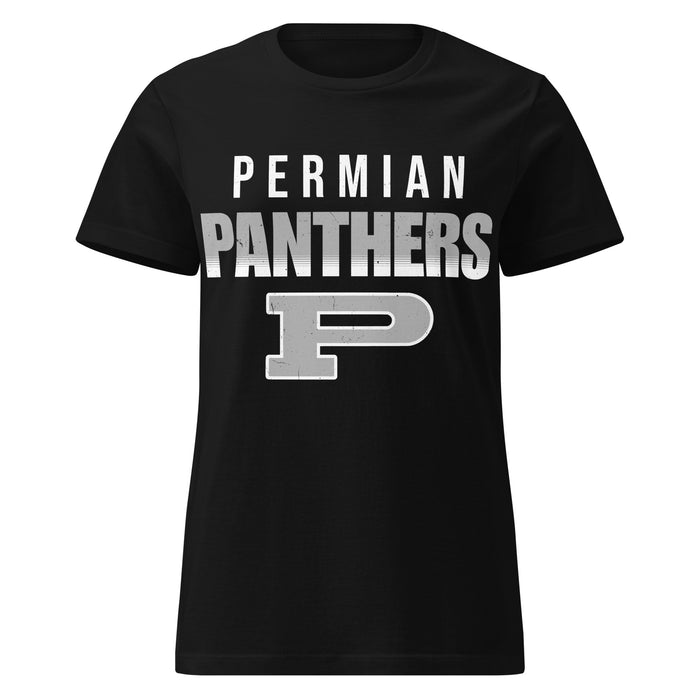 Permian High School Panthers Women's Black SoftStyle T-shirt 024