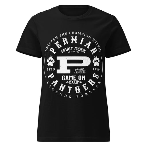 Permian High School Panthers Women's Black SoftStyle T-shirt 214