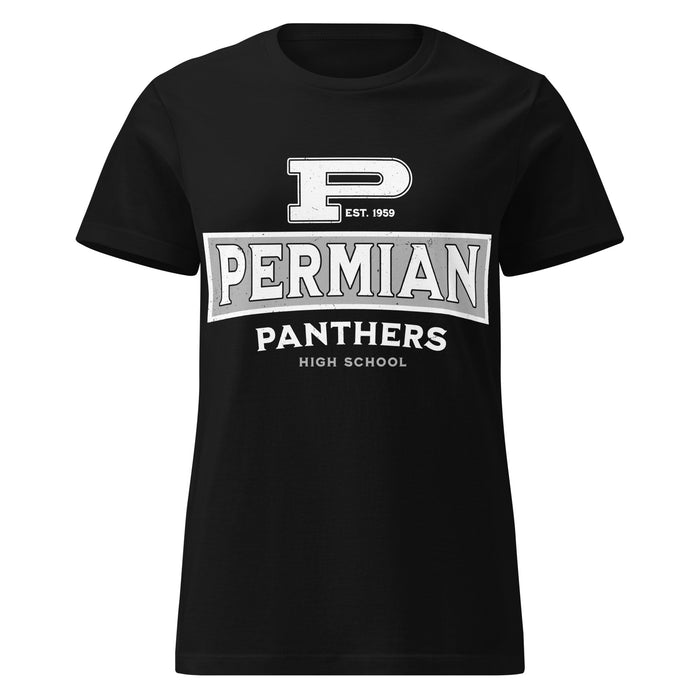 Permian High School Panthers Women's Black SoftStyle T-shirt 202