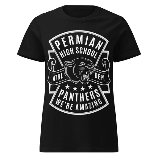 Permian High School Panthers Women's Black SoftStyle T-shirt 207