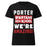 Porter High School Spartans Women's Black SoftStyle T-shirt 231