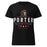 Porter High School Spartans Women's Black SoftStyle T-shirt 217