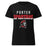 Porter High School Spartans Women's Black SoftStyle T-shirt 024