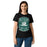 Woman wearing Reagan High School Rattlers Women's Black SoftStyle T-shirt 207