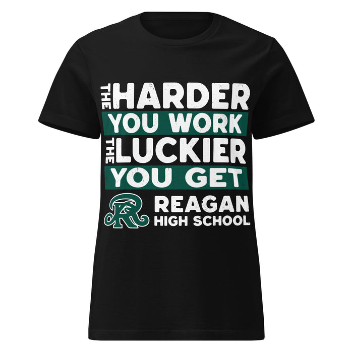 Reagan High School Rattlers Women's Black SoftStyle T-shirt 238