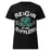 Reagan High School Rattlers Women's Black SoftStyle T-shirt 228