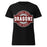 Round Rock High School Dragons Women's Black SoftStyle T-shirt 011