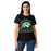 Front view of Spring High School Lions Women's Black SoftStyle T-shirt 208