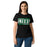 Lady wearing Spring High School Lions Women's Black SoftStyle T-shirt 098