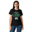 Front view of Spring High School Lions Women's Black SoftStyle T-shirt 040