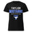 Taylor High School Mustangs Women's Black SoftStyle T-shirt 003