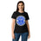 Young lady wearing Taylor High School Mustangs Women's Black SoftStyle T-shirt 203