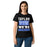 Front view of Taylor High School Mustangs Women's Black SoftStyle T-shirt 231