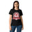 Woman wearing Tomball High School Cougars Women's Black SoftStyle T-shirt 212