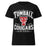 Tomball High School Cougars Women's Black SoftStyle T-shirt 022