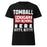 Tomball High School Cougars Women's Black SoftStyle T-shirt 231