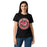 Female student wearing Tomball High School Cougars Women's Black SoftStyle T-shirt 224