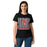 Woman wearing Tomball High School Cougars Women's Black SoftStyle T-shirt 235