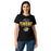 Front view of Tomball West High School Tigers Women's Black SoftStyle T-shirt 040