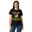 Woman wearing Tomball West High School Tigers Women's Black SoftStyle T-shirt 006